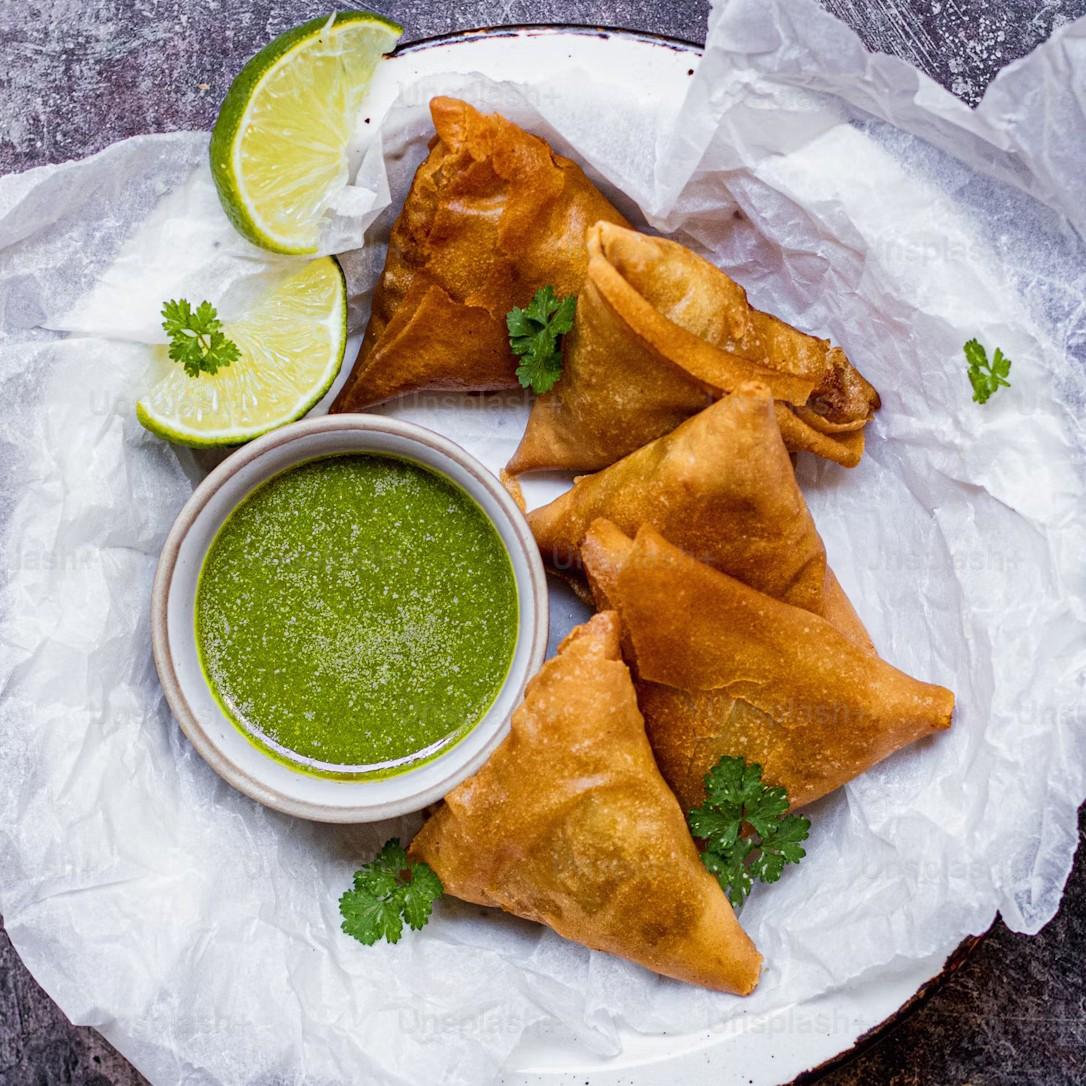 2 Pcs Veg. Samosas